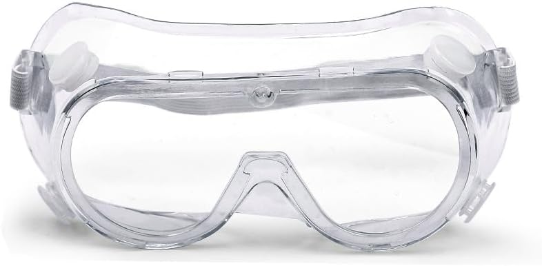 Anteojos de seguridad antivaho y lentes ajustables de laboratorio y ciencia, diseño ligero