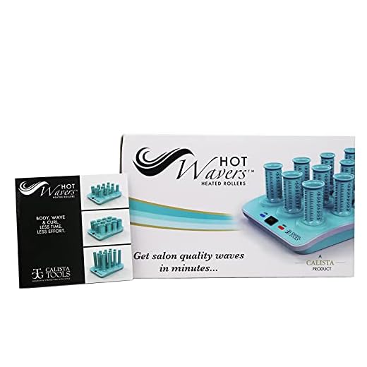 HOT Wavers Short Heated Rollers, 122 Short Ion Rollers