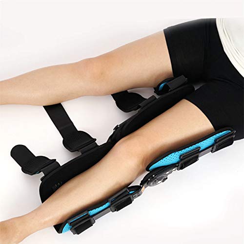 Rodillera Universal Unisex con Bisagras, Estabilizador De Pierna Ajustable, Rodillera Postoperatoria para Recuperación Y Estabilización De Ligamentos Cruzados Anterior, Posterior,