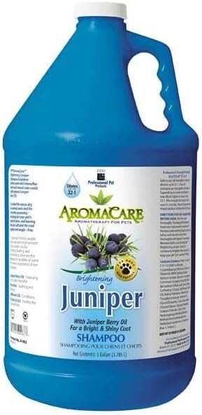 PPP AromaCare Brightening Juniper Dog Shampoo, 1-Gallon