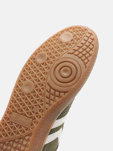 Image of hummel Classic Verve Casual Suede Sneaker for Men Lightweight with Synthetic Suede Enhanced Comfort Cushioned Insole and Slip-Resistance Work and Play Business Casual Shoes