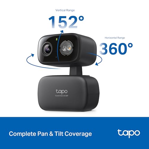 Tapo 2K 3MP Pan/Tilt Security Camera - 2-Pack, Night Vision - Image 4
