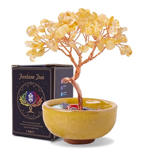Runyangshi Citrine Tree of Life -...