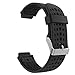 V.one Silicone Watch Band Replacement/Black Wristband for Garmin Forerunner 235/220/230/620/630/735xt/Approach S6/Approach S20 Watches