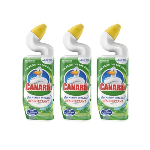 Gel Limpiador y Desinfectante de Acción Intensiva CANARD - 3 botellas de 750 ml