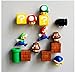 JINMENHUO 3D Słodka dekoracja Super Mario Fridge Magnets Create Magnetic Stickers Refrigerator to Stick Home, Style 4