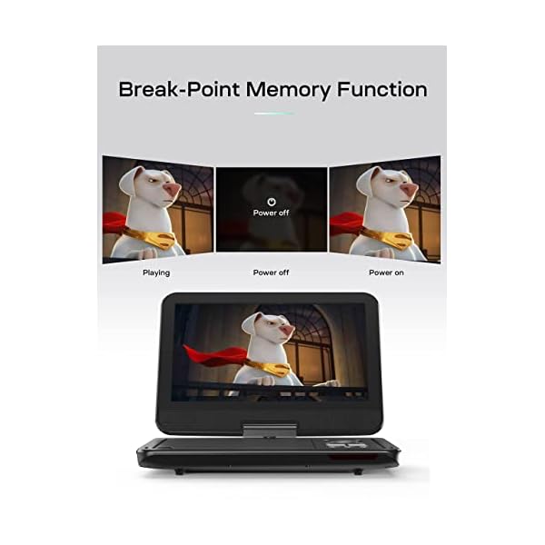 YOTON-125-Portable-DVD-Player-Car-Headrest-Video-105-HD-Swivel-Screen-4-6-Hours-Built-in-Battery-Support-USBSD-CardTV-Car-Charger-AC-Adapter-Not-Support-Blu-Ray YOTON-125-Portable-DVD-Player-Car-Headrest-Video-105-HD-Swivel-Screen-4-6-Hours-Built-in-Battery-Support-USBSD-CardTV-Car-Charger-AC-Adapter-Not-Support-Blu-Ray