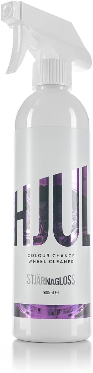 Stjarnagloss - Hjul Wheel Cleaner - Color Change Wheel Cleaner, Remove Road Grime, Brake Debris & Tar Spots, pH-Neutral (500 milliliters)