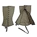 warreplica WWII US Soldier M1938 M1936 Dismounted Canvas Combat Field Leggings Gaiters Puttee for Hiking Climbing Khaki - Repro