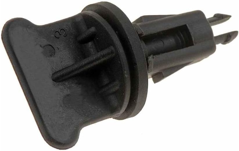 KarParts360 For Dodge Dakota 1990-1996 Radiator Drain Cocks | Plastic Material | Black | 2.25 Inches Tube Length | 8 Millimeters By 1.25 Thread Size | Replacement For 4266728, 4773259