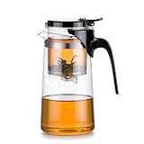 Teapots Glas Teeservice Elegante Tasse Teekanne Verdickte Hitzebeständige Teetasse mit Filter Haushalt Teemaschine Büro Tee Zeremonie Tasse Teekanne