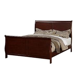 Benjara Clean And Convenient Wooden Bed Brown