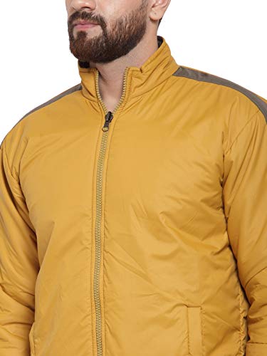Image of Ben Martin Men's Regular Jacket (Bm-Jkt-Fs-19972--42A Mustard Yellow Xl, Nylon)