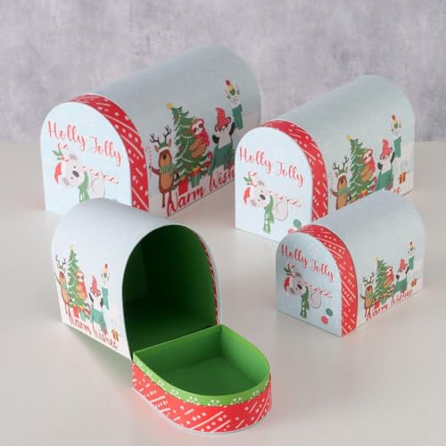 Boîtes cadeaux Hollyjolly Boltze multicolores en carton pour vos fêtes