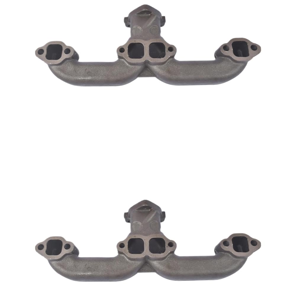 Set collettori di scarico compatibili con ferro sferoidale SBC 283 305 350 400 con guarnizione