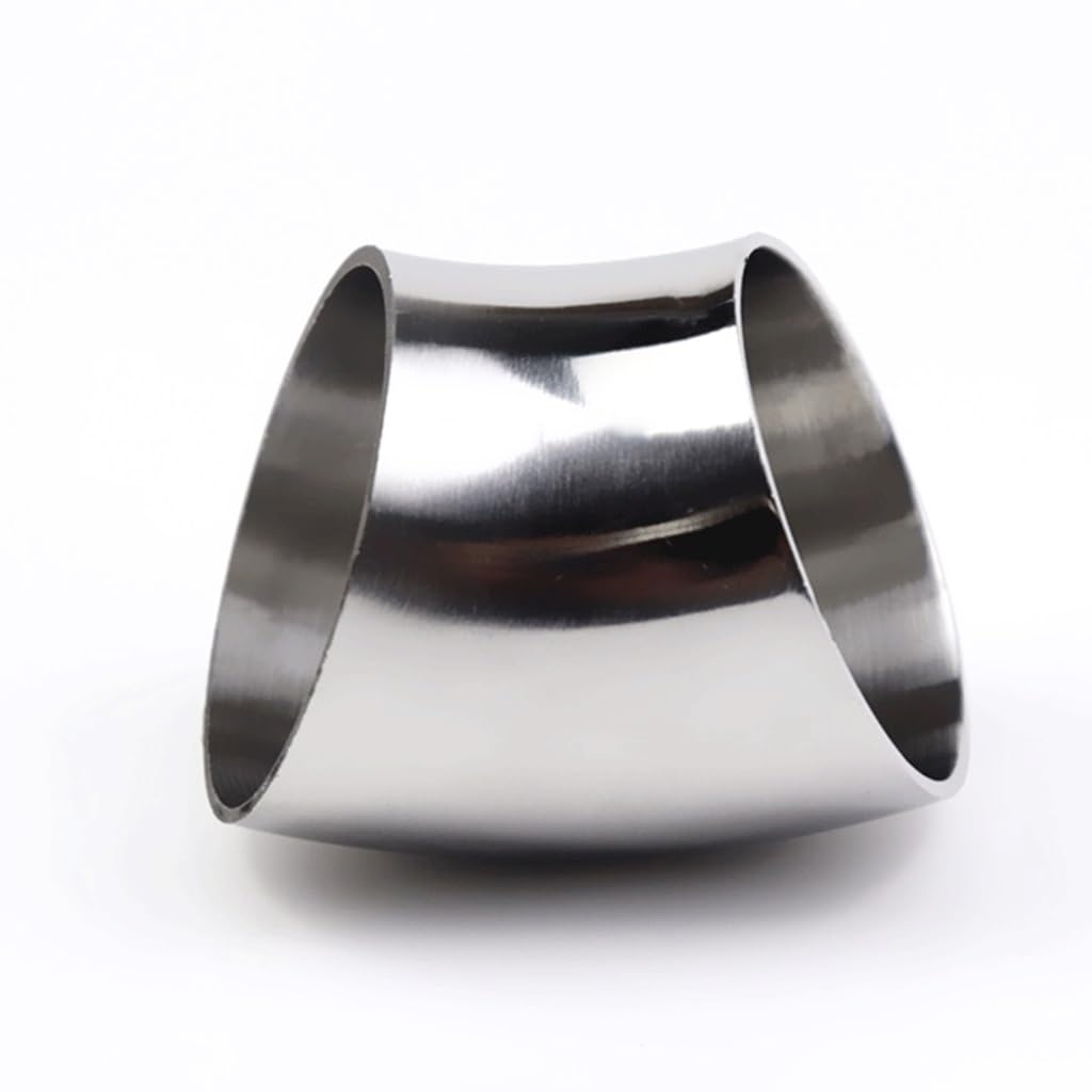 Łącznik rurowy ze stali nierdzewnej 304, kolano 45 stopni ze spoiną sanitarną SS304, do akcesoriów do kolanek węża łączącego(219 mm x 3 mm)
