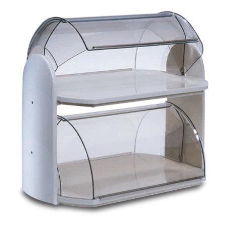 Fricosmos Vitrina para Bollería Doble Piso 300x400x460 mm. - 440322