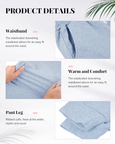 4 Pairs Kids Joggers Girls Boys Toddlers' Sweatpants Soft Athletic Girls Lounge Pants with Pockets and Drawstring2