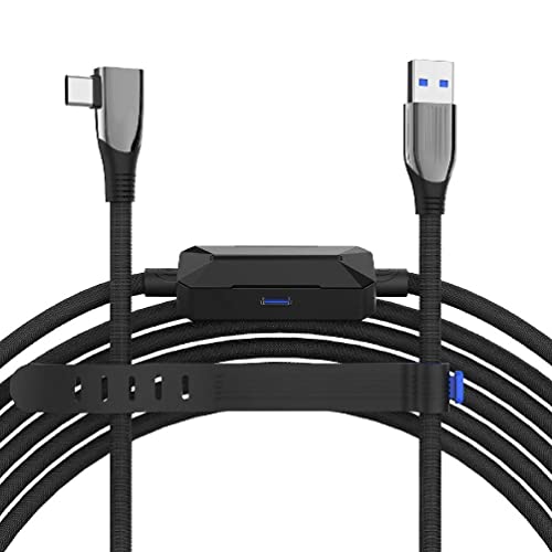 Fogun Câble de Casque Professionnel Cordon de Charge de Transfert de données Haute Vitesse 5 mètres / 16 4 Pieds pour Accessoires de Casque et câble de Transfert de données de Jeu Cover