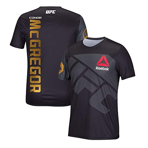 Reebok Conor McGregor UFC AU2874 maillot de combat homme noir idéal pour le MMA en club