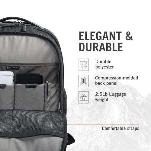 Victorinox Mochila Profesional para Laptop 24L Negra miniatura 4