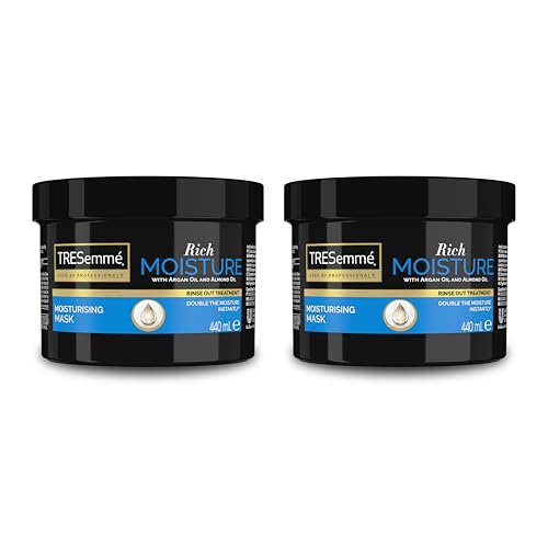 Tresemmé Hidratación Profunda Mascarilla Hidratante, para el doble de hidratación instantánea* 2 x 440 ml