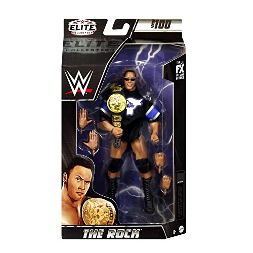 Mattel WWE - Personaggio Elite The Rock, action