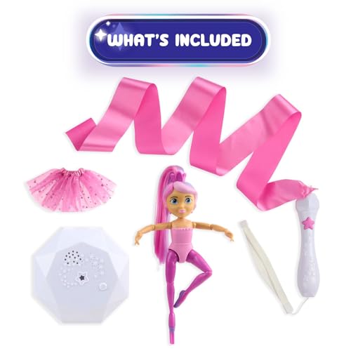 Muñeca bailarina Lena con escenario y varita miniatura 6