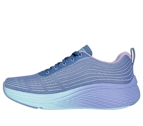 Skechers Women's Max Cushioning Elite 2.0 Speed Play Sneaker, Blue/Lavender, 8.5