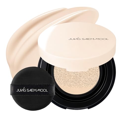 Image of JUNG SAEM MOOL Essential Skin Nuder Cushion | Natural Finish, Buildable Coverage Cushion Foundation by Korean Makeup Artist (Mini, 0.17 Fl Oz), 13N Fair