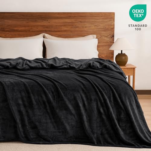 PHF Kuscheldecke Flauschig Fleecedecke 230x270cm - Oeko-Tex Weich Warm Wohndecke, 1PC Decke Blanket für Couch Sofa Bett… – Ansicht 2