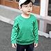 Toddler Kids Sweatshirt Fashion Long Sleeve Crewneck Pullover Boys Girls Oversized Preppy Shirts (Yellow, 4-5 Years)