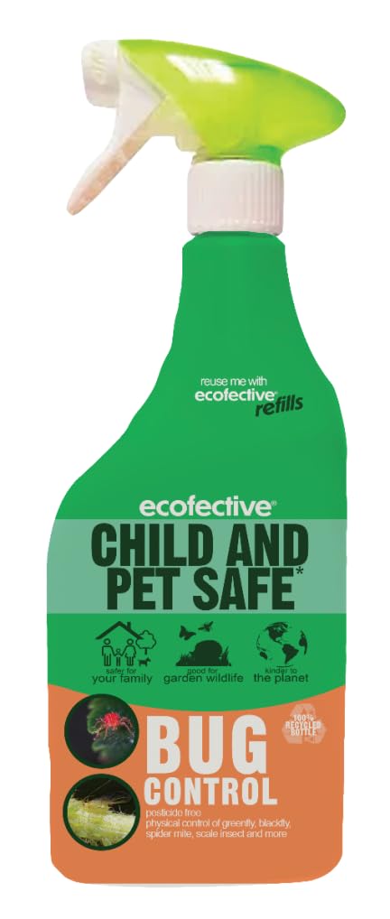 Bug Control Spray 1L Child & Pet Safe with Spray Nozzle Garden ECO Friendly