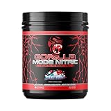 Gorilla Mode Nitric Upgraded Stimulant Free Pre-Workout – Best Tasting and Most Effective Stimulant Free Pre-Workout/Massive Pumps · Vasodilation · Power / 768 Grams (Rocket Frost)