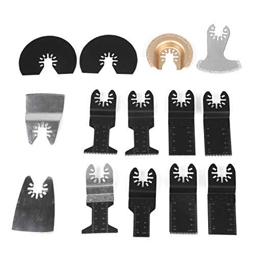 Lames multifonctionnelles universelles : lot de 14 pour outils oscillants Makita
