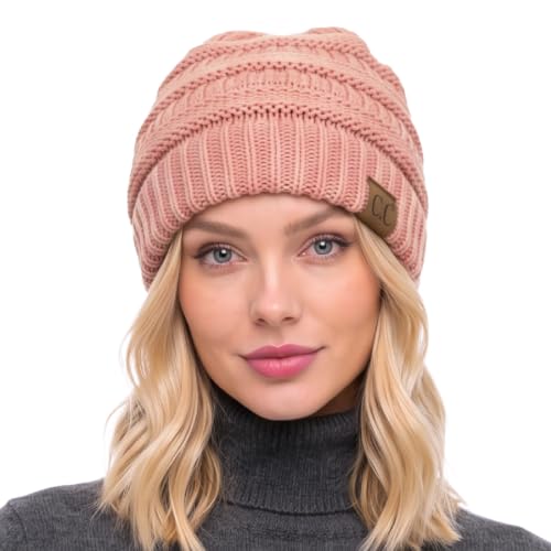C.C Exclusives Cable Knit Beanie - Thick, Soft & Warm Chunky...