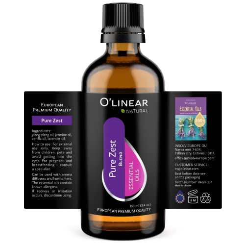 O'Linear Pure Zest Love Essential Oil Blend - Natural Aromatherapy Candle Making Blend With Lavender, Jasmine, Vanilla, Ylang Ylang - Love Potion Essential Oil For Romantic Room Essentials And Scent Diffuser thumb #5