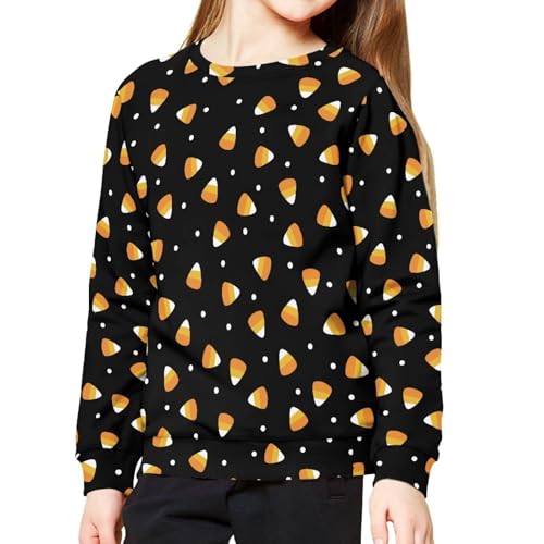 Boys Girls Graphic Crewneck Sweatshirt Casual Long Sleeve Tops4