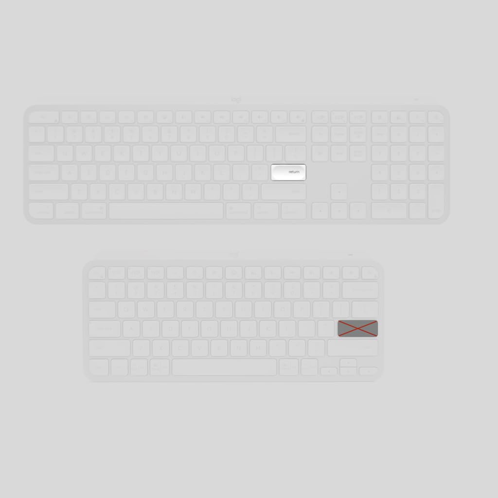 Logitech MX Keys Mini ホワイト Amazon.com: Logitech MX Keys Mini for Mac Minimalist