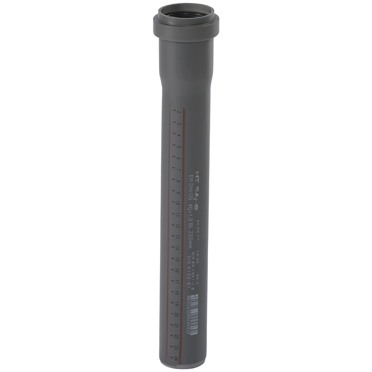 Ostendorf HTsafe HT-Rohr DN 40 mm 250 mm, gris