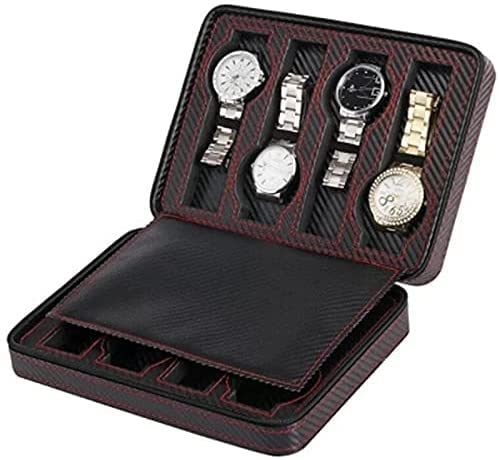 Coffret montre 8 fentes YZCIS, le cadeau de stockage parfait pour sublimer les bijoux de valeur - 6