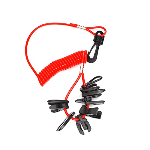 X-Haibei Universal Boat Kill Switch Lanyard Tether 11 Keys for