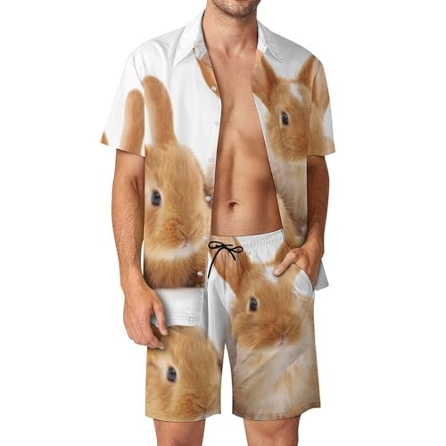 Chemise hawaïenne hommes ensemble plage été idéal pour les vacances sous les tropiques