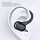 Monaurales Bluetooth-Headset, Freisprech-Ohrhörer mit Mikrofon mit Geräuschunterdrückung, IPX4 Wasserdicht, Kabelloser Stereo-Ohrhörer für das Autofahren Im Büro
