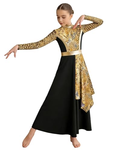 Robe de liturgique robe de danse chrétienne filles pour chœur de culte