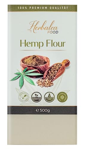 Herbalea I Farine de chanvre bio I 500 g I Bio végétalien