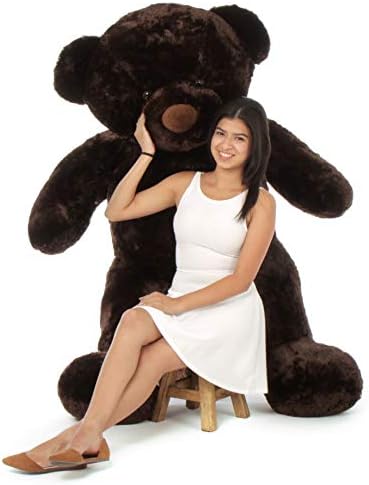 Giant Teddy Original Bear Brand - Biggest Selection of Life Size Stuffed Teddy Bears (Chocolate Brown, 6 Foot)