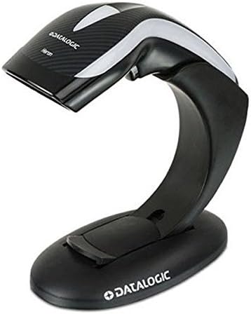 Datalogic Scanning HD3130-BK Heron HD3130 Linear Imager Bar Code Reader, 1D Scanner with Stand, Black