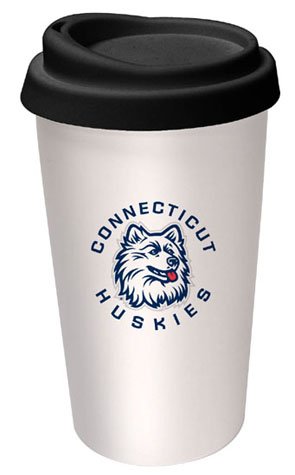 NCAA Connecticut Huskies Logo Travel Mug
