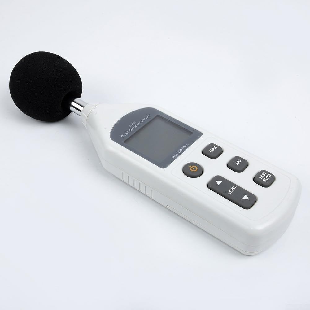 Geräuschpegelmessgerät USB Digital Sound Meter 30 130dB mit LCD Display Perfekt für Umweltüberwachung
